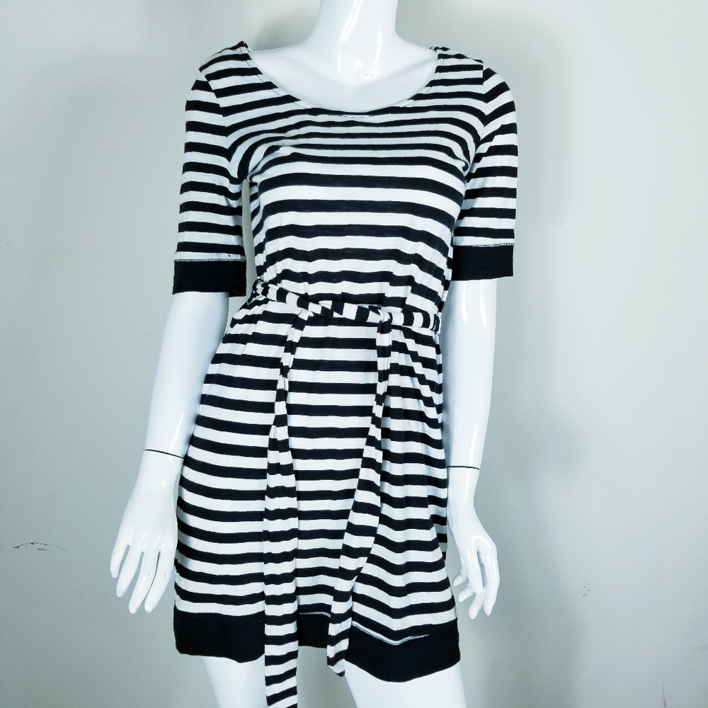 Banana Republic Stripe Dress Shift Silhoue Small